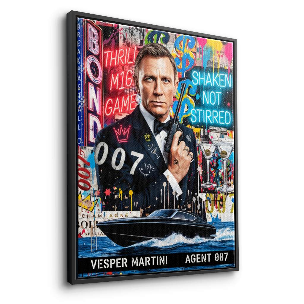 Bond - License to Pop - Leinwand