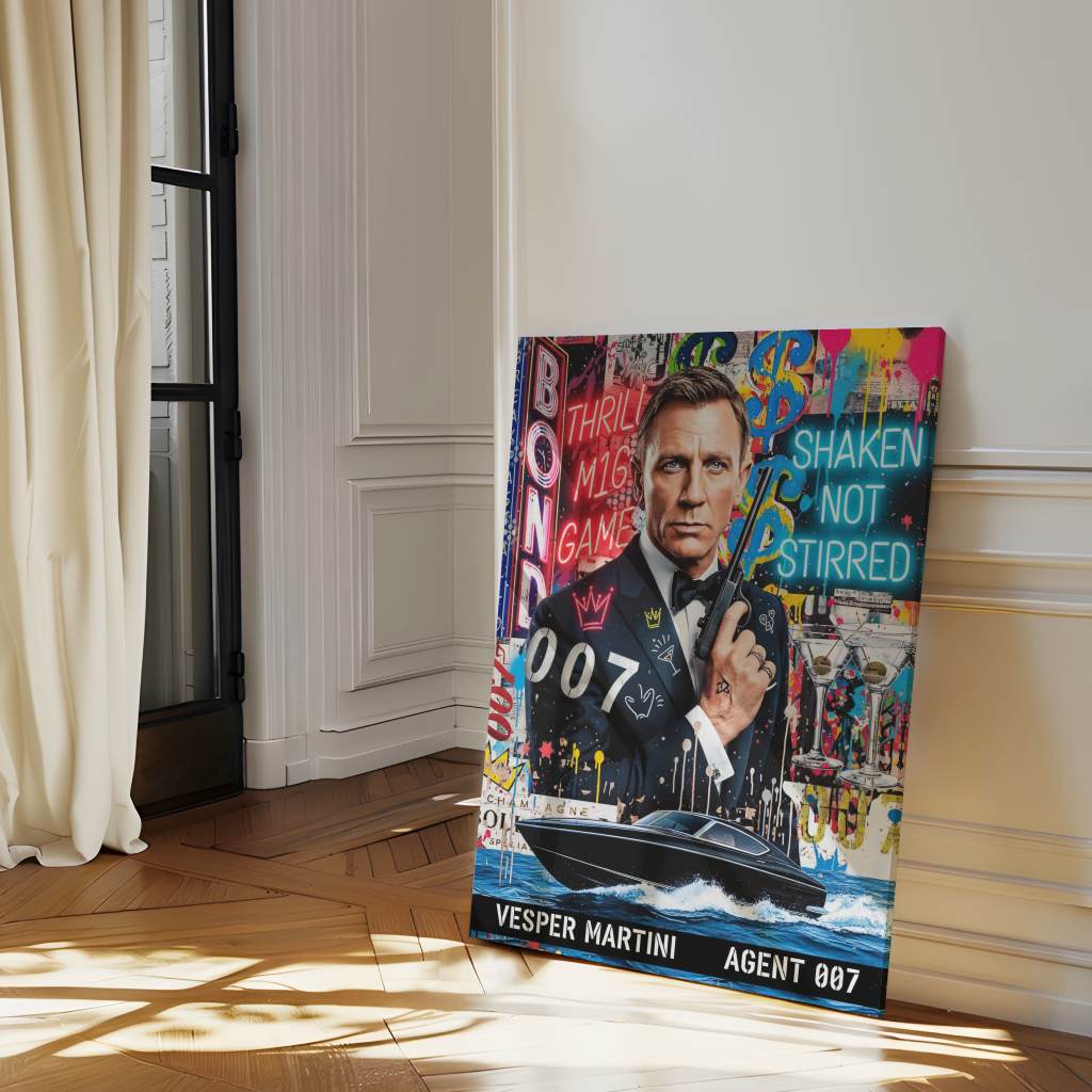 Bond - License to Pop - Leinwand