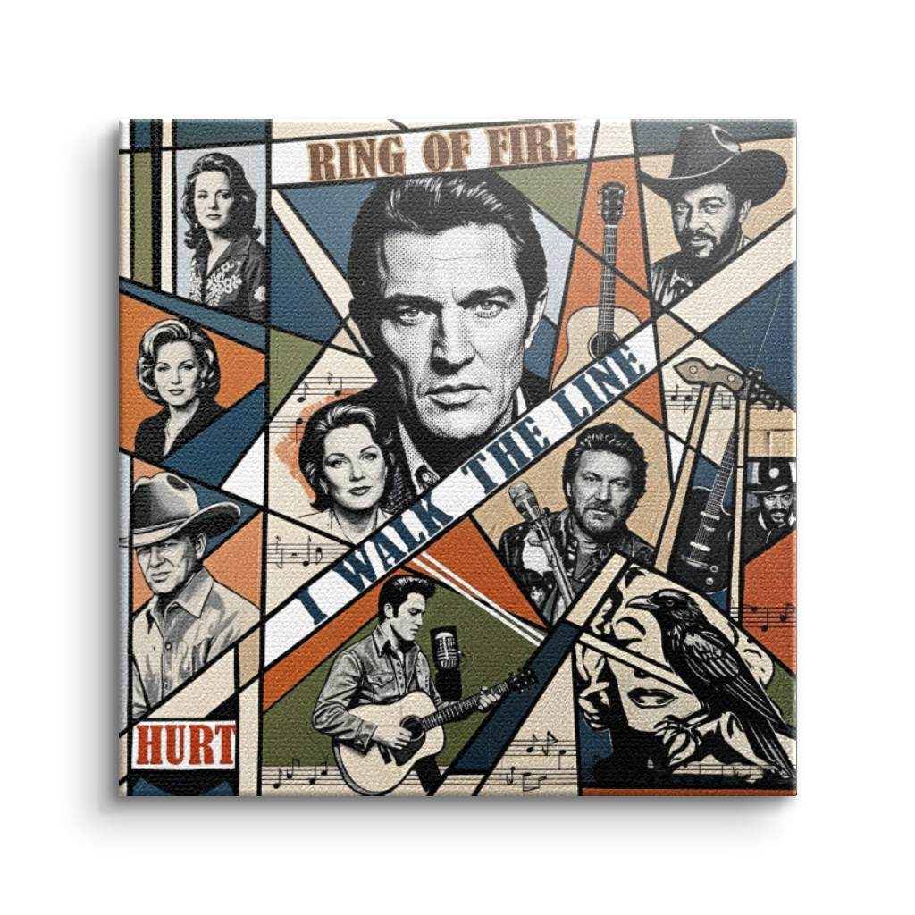 Johnny Cash - Canvas