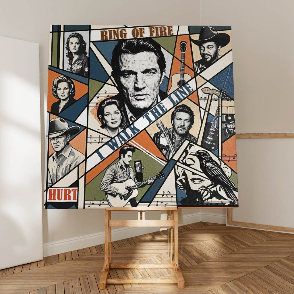 Johnny Cash - Canvas