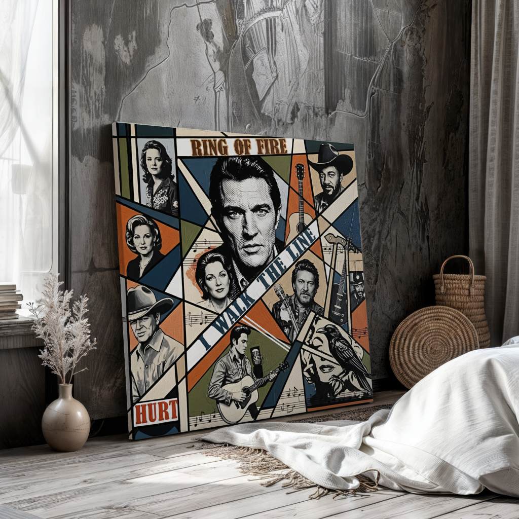 Johnny Cash - Canvas