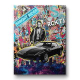 Knight Rider Pop - Leinwand