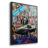 Knight Rider Pop - Leinwand