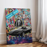Knight Rider Pop - Leinwand