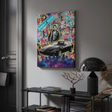 Knight Rider Pop - Leinwand