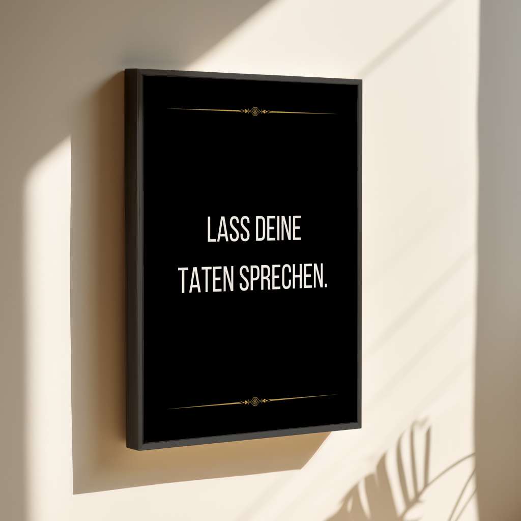 Let your actions speak - canvas