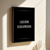 Let your actions speak - canvas
