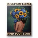 Lose your mind find your soul 9 - Leinwand