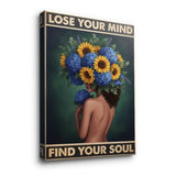 Lose your mind find your soul 9 - Leinwand