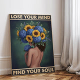 Lose your mind find your soul 9 - Leinwand