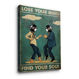 Lose your mind find your soul 6 - Leinwand