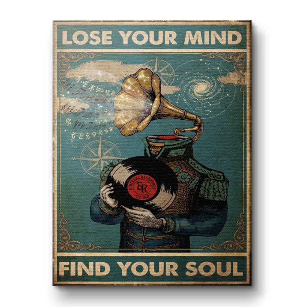 Lose your mind find your soul 17 - Leinwand
