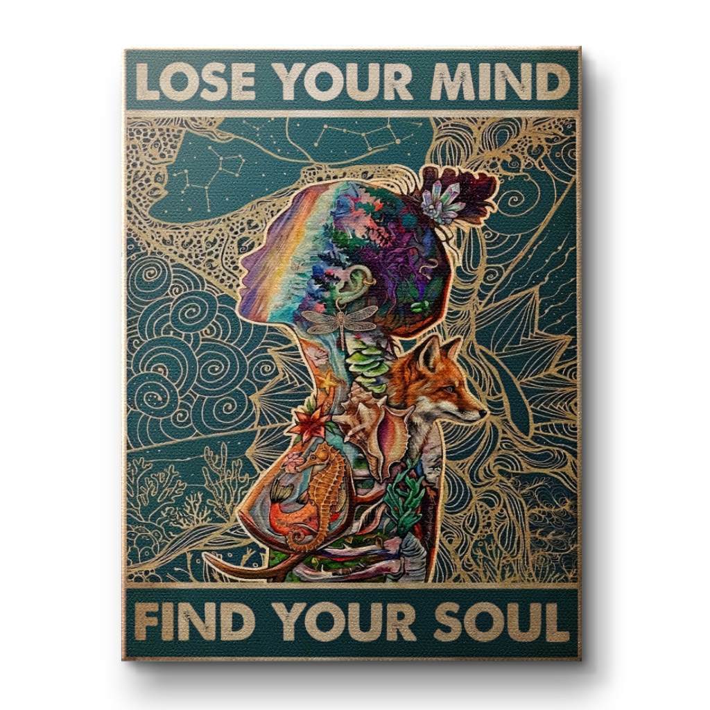 Lose your mind find your soul 13 - Leinwand