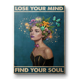 Lose your mind find your soul 14 - Leinwand