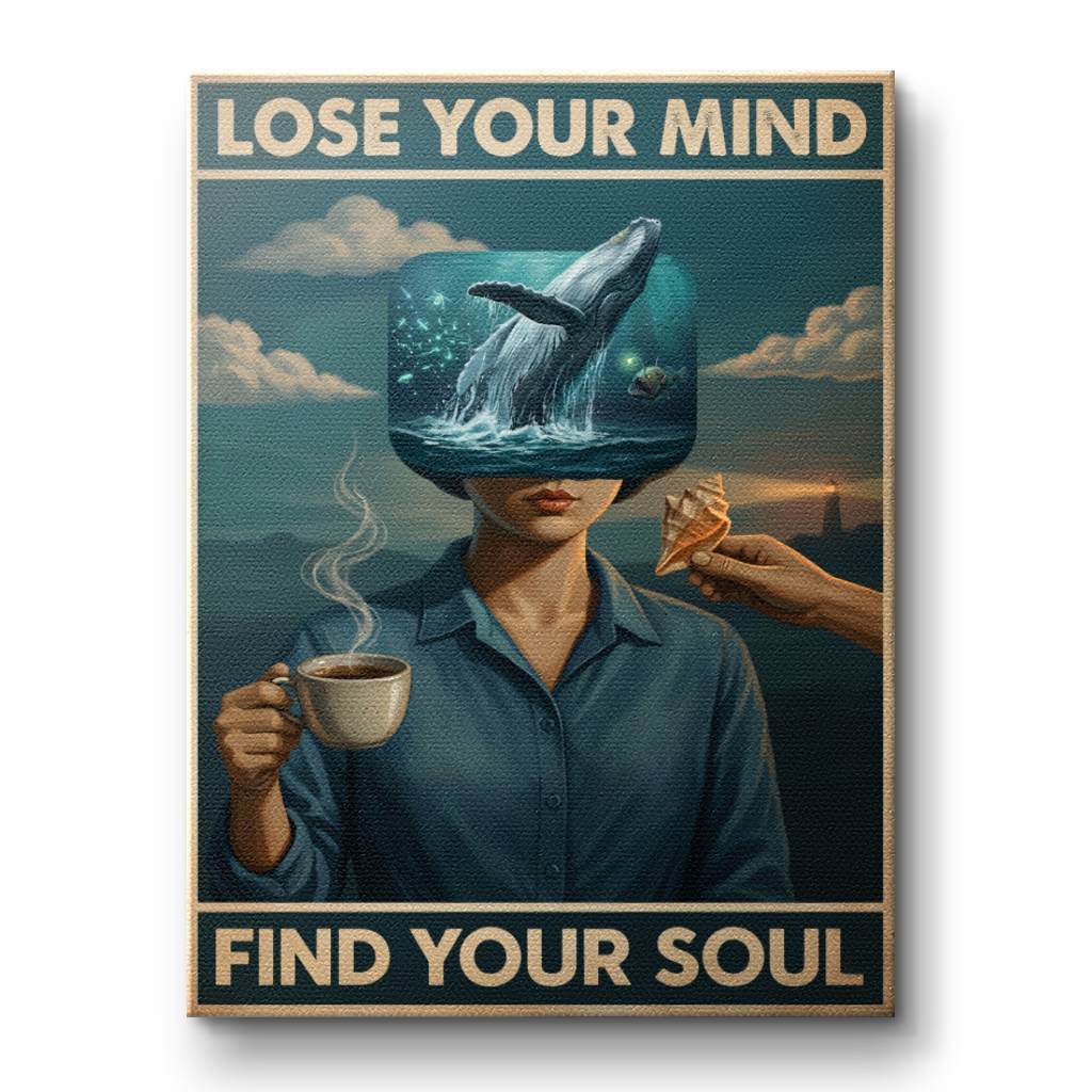 Lose your mind find your soul 15 - Leinwand