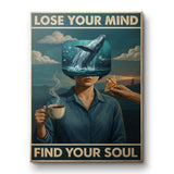 Lose your mind find your soul 15 - Leinwand