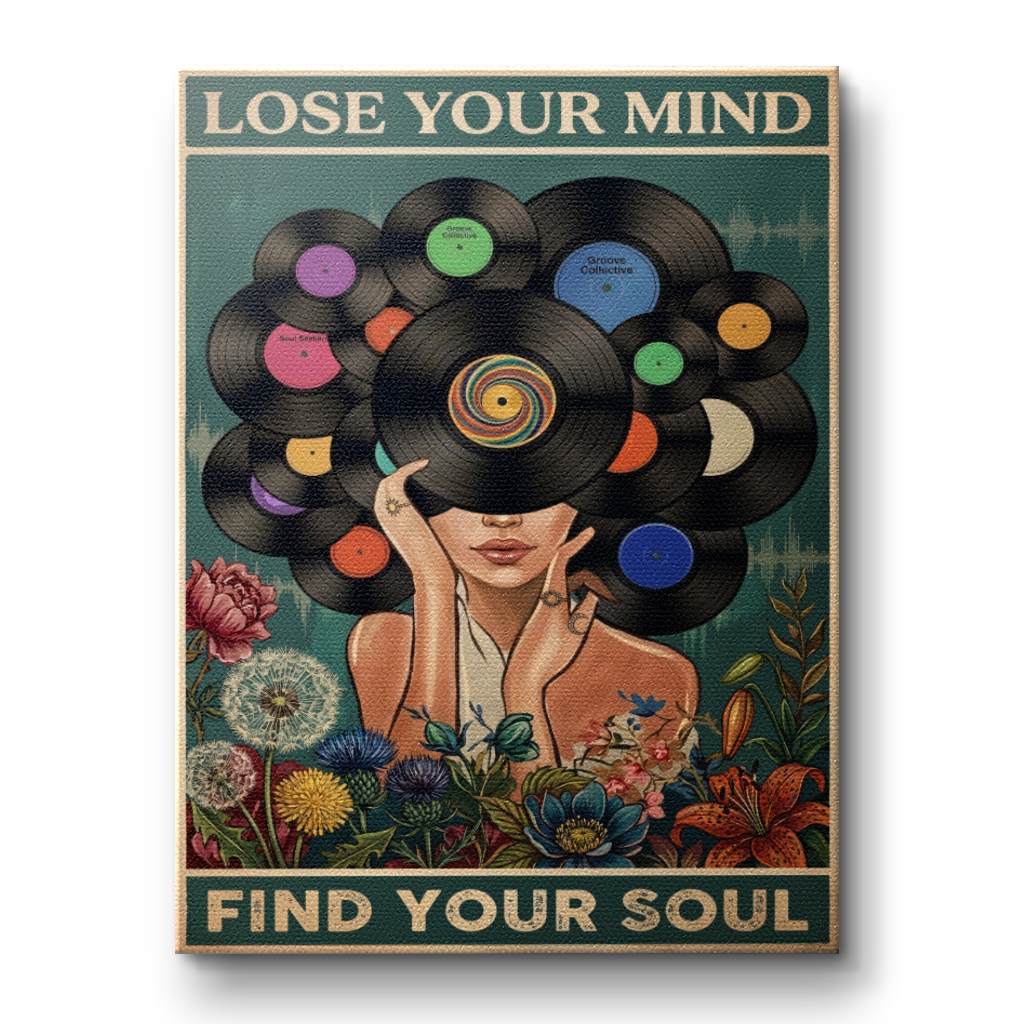 Lose your mind find your soul 18 - Leinwand