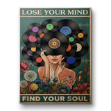 Lose your mind find your soul 18 - Leinwand