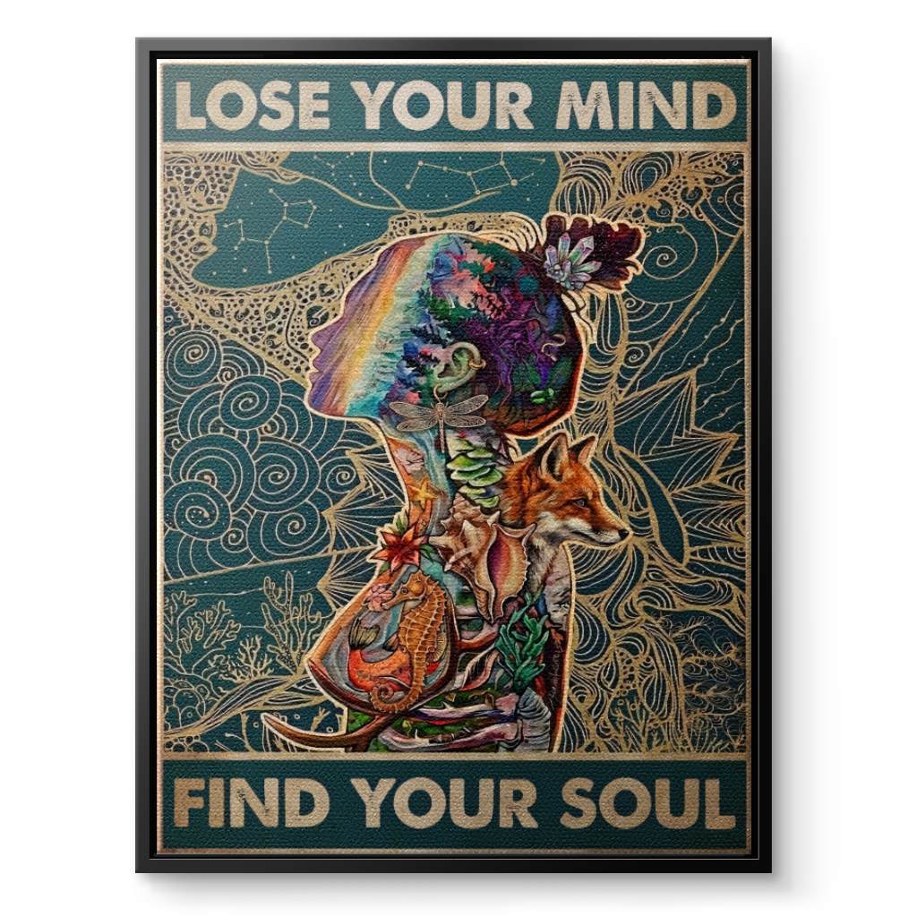Lose your mind find your soul 13 - Leinwand