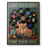 Lose your mind find your soul 18 - Leinwand