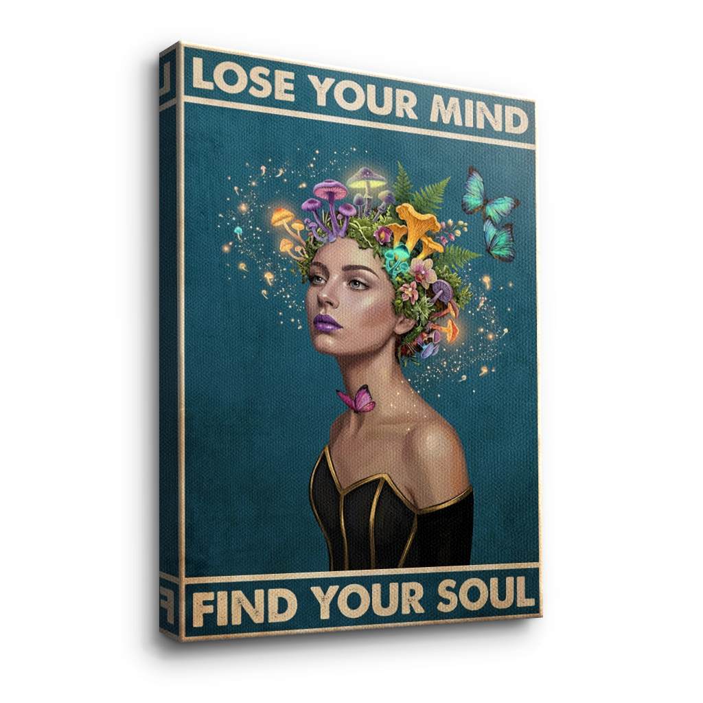 Lose your mind find your soul 14 - Leinwand