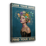 Lose your mind find your soul 14 - Leinwand
