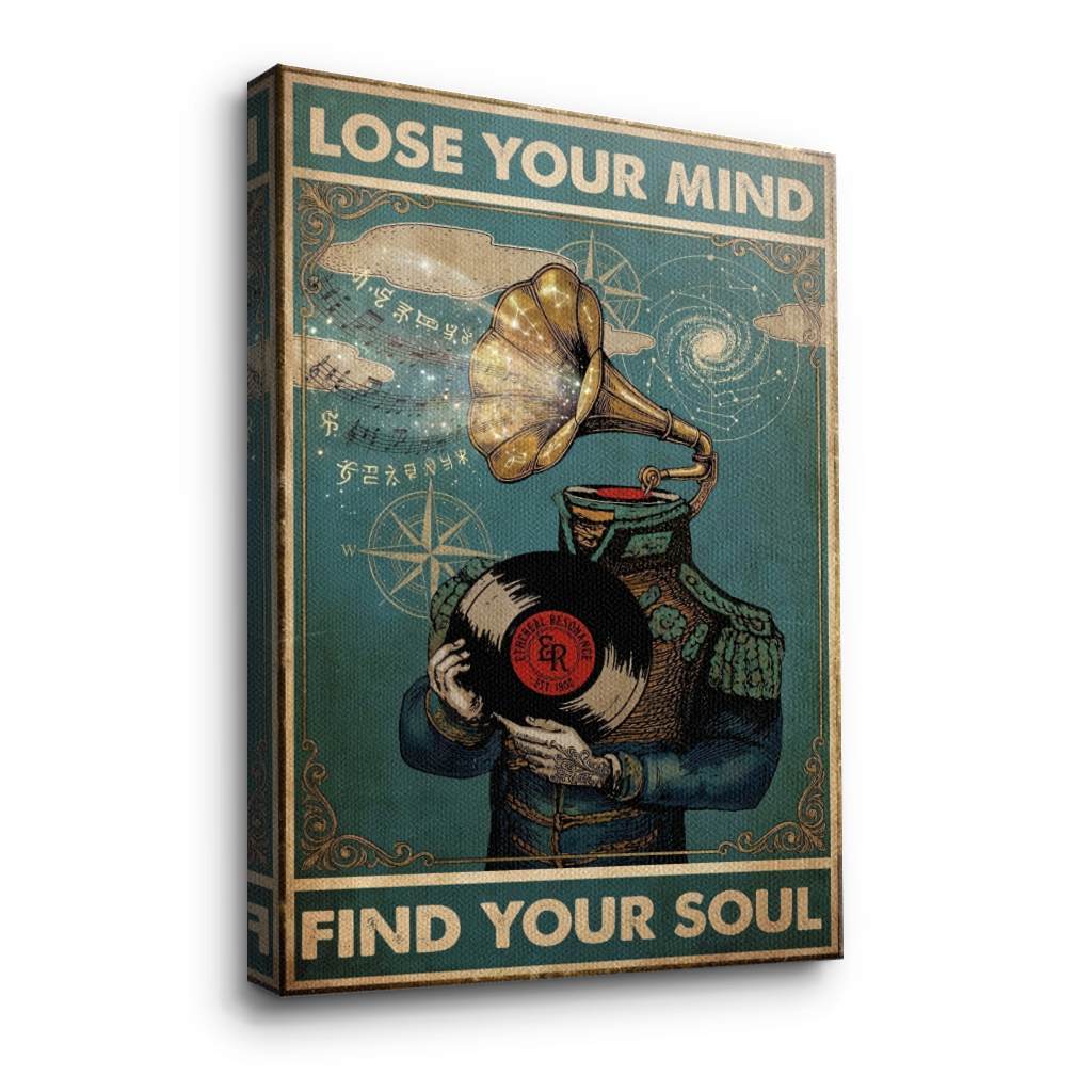 Lose your mind find your soul 17 - Leinwand