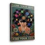 Lose your mind find your soul 18 - Leinwand