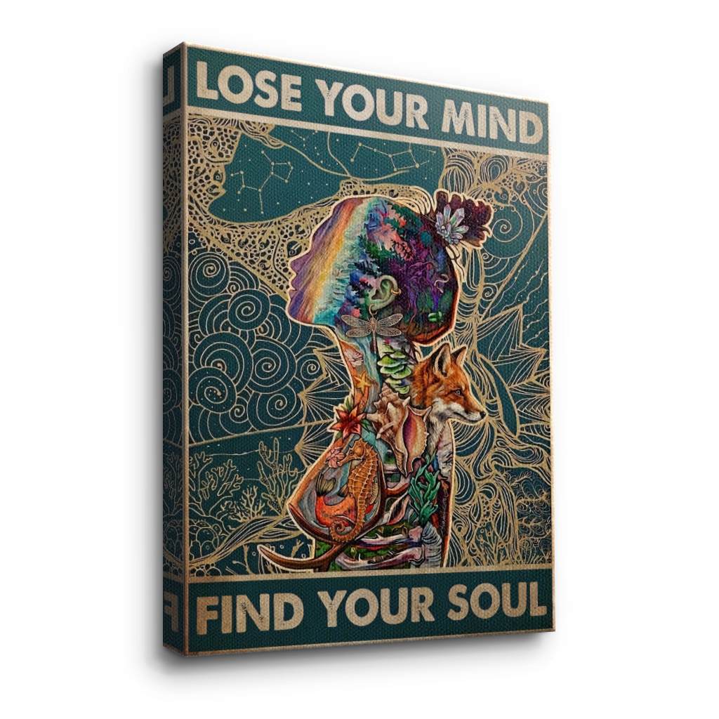 Lose your mind find your soul 13 - Leinwand