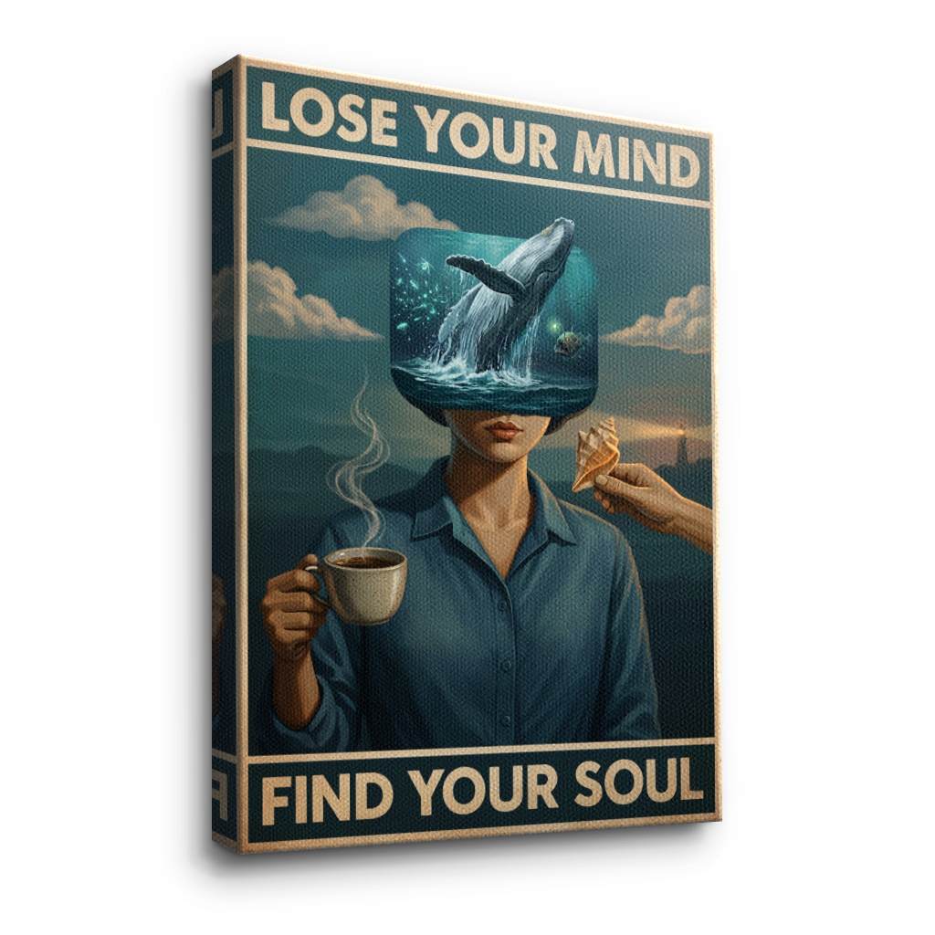 Lose your mind find your soul 15 - Leinwand