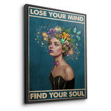 Lose your mind find your soul 14 - Leinwand