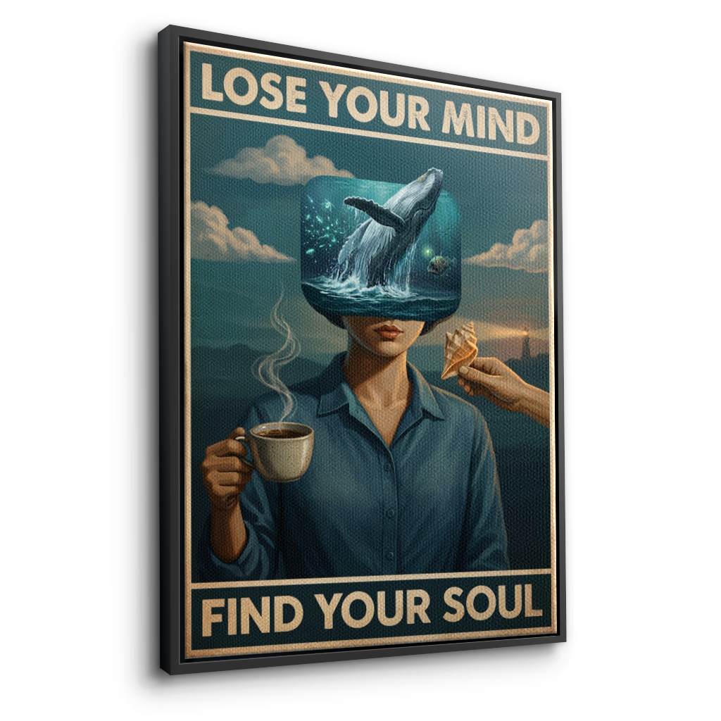 Lose your mind find your soul 15 - Leinwand