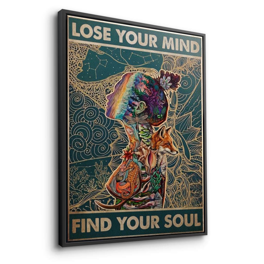 Lose your mind find your soul 13 - Leinwand