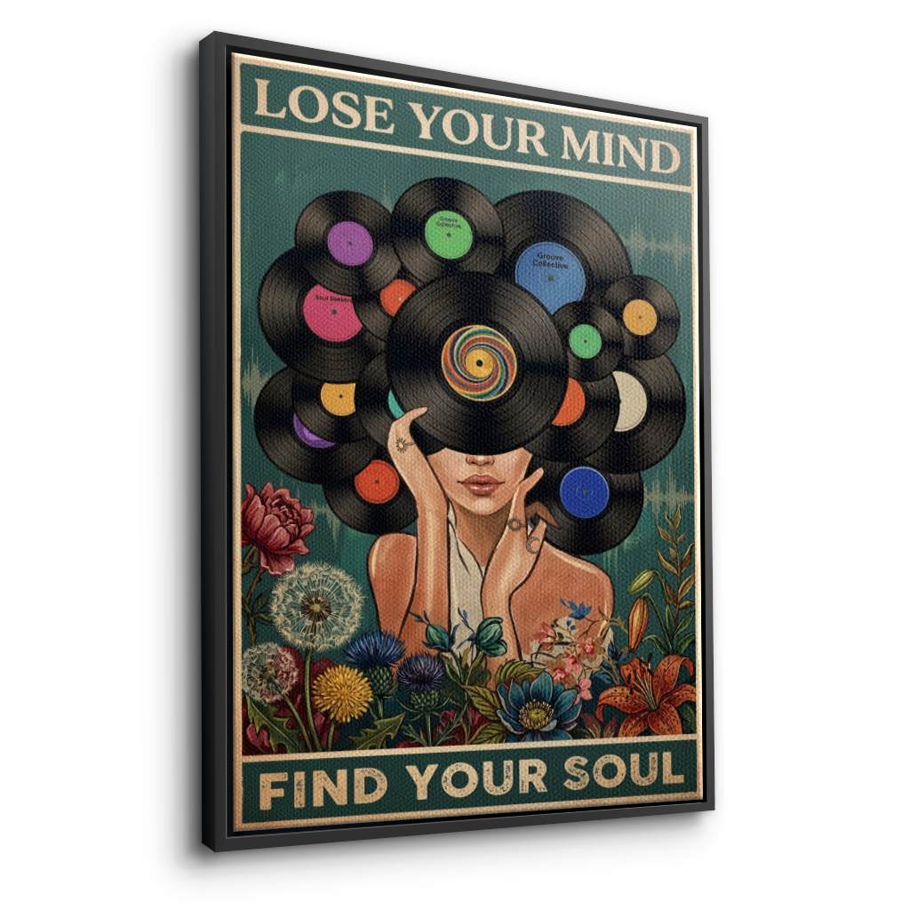 Lose your mind find your soul 18 - Leinwand