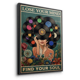 Lose your mind find your soul 18 - Leinwand