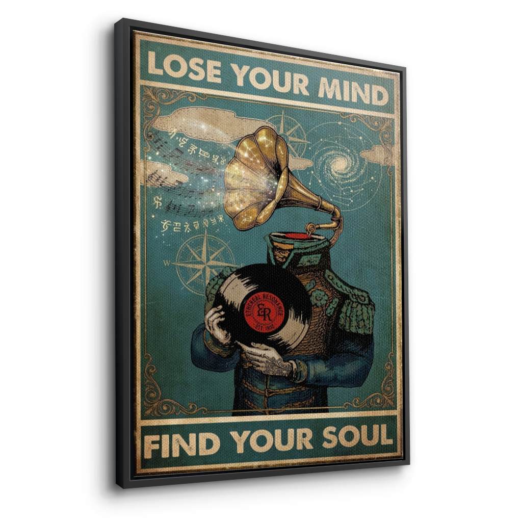 Lose your mind find your soul 17 - Leinwand