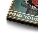 Lose your mind find your soul 17 - Leinwand