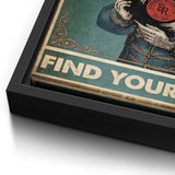 Lose your mind find your soul 17 - Leinwand