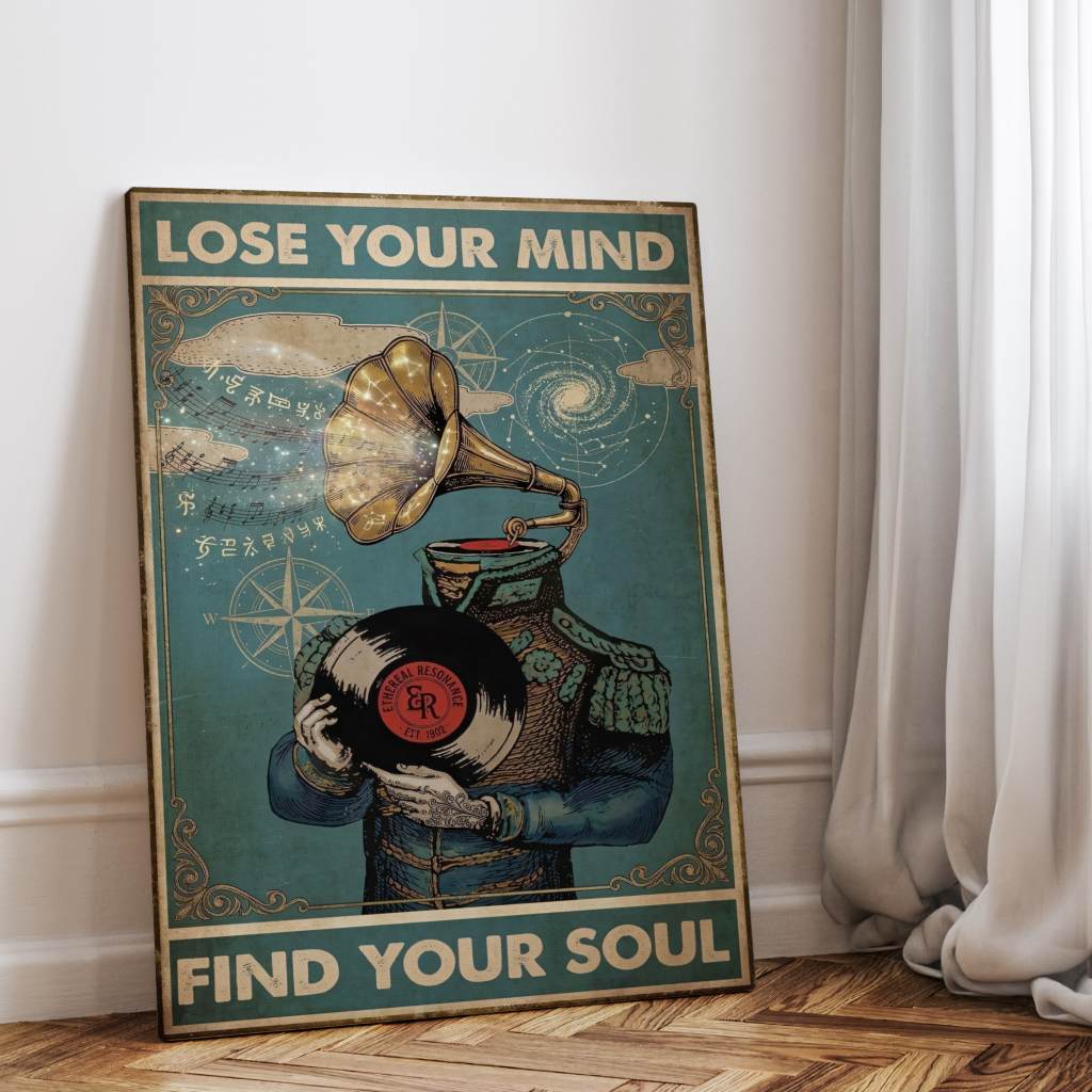 Lose your mind find your soul 17 - Leinwand
