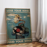 Lose your mind find your soul 17 - Leinwand