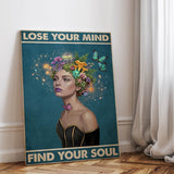 Lose your mind find your soul 14 - Leinwand
