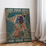 Lose your mind find your soul 13 - Leinwand