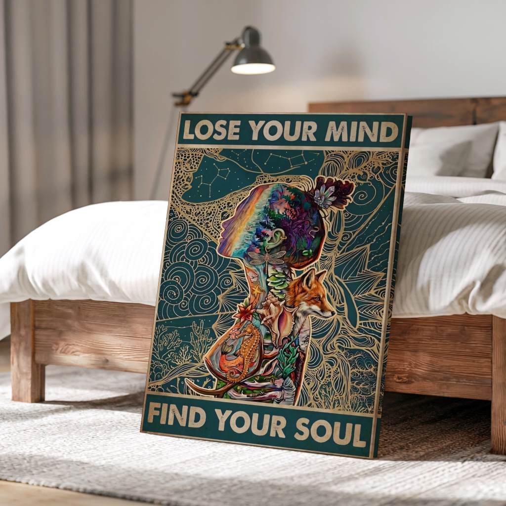 Lose your mind find your soul 13 - Leinwand