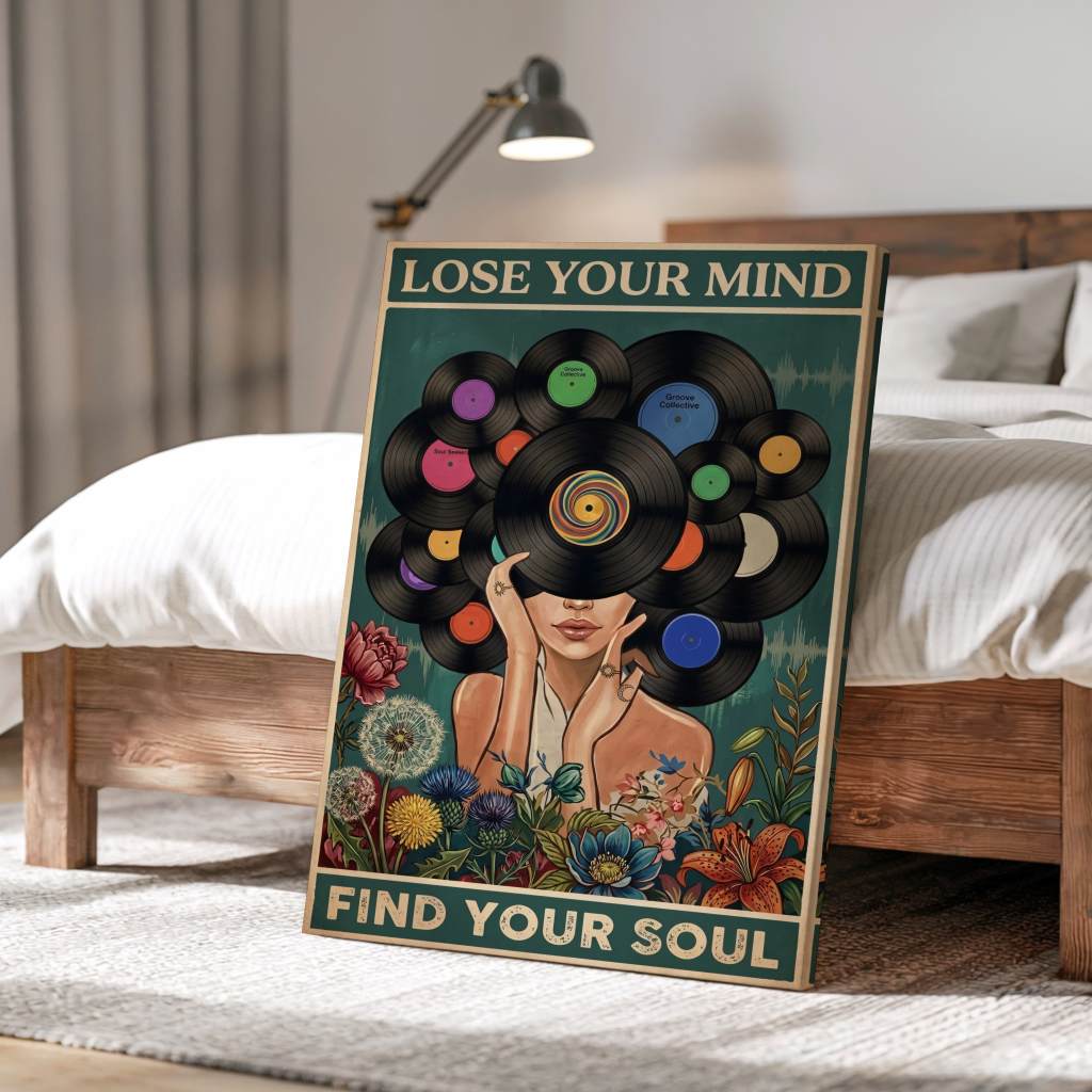 Lose your mind find your soul 18 - Leinwand