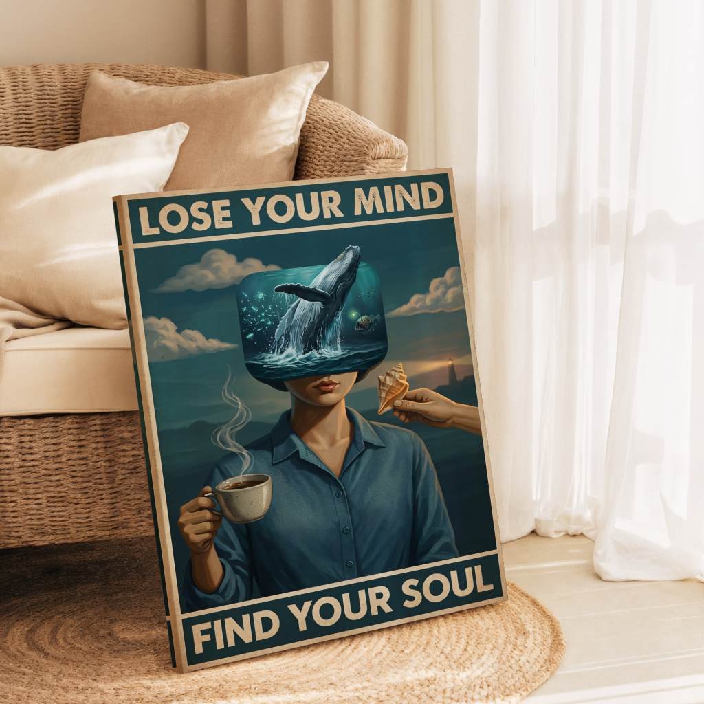 Lose your mind find your soul 15 - Leinwand