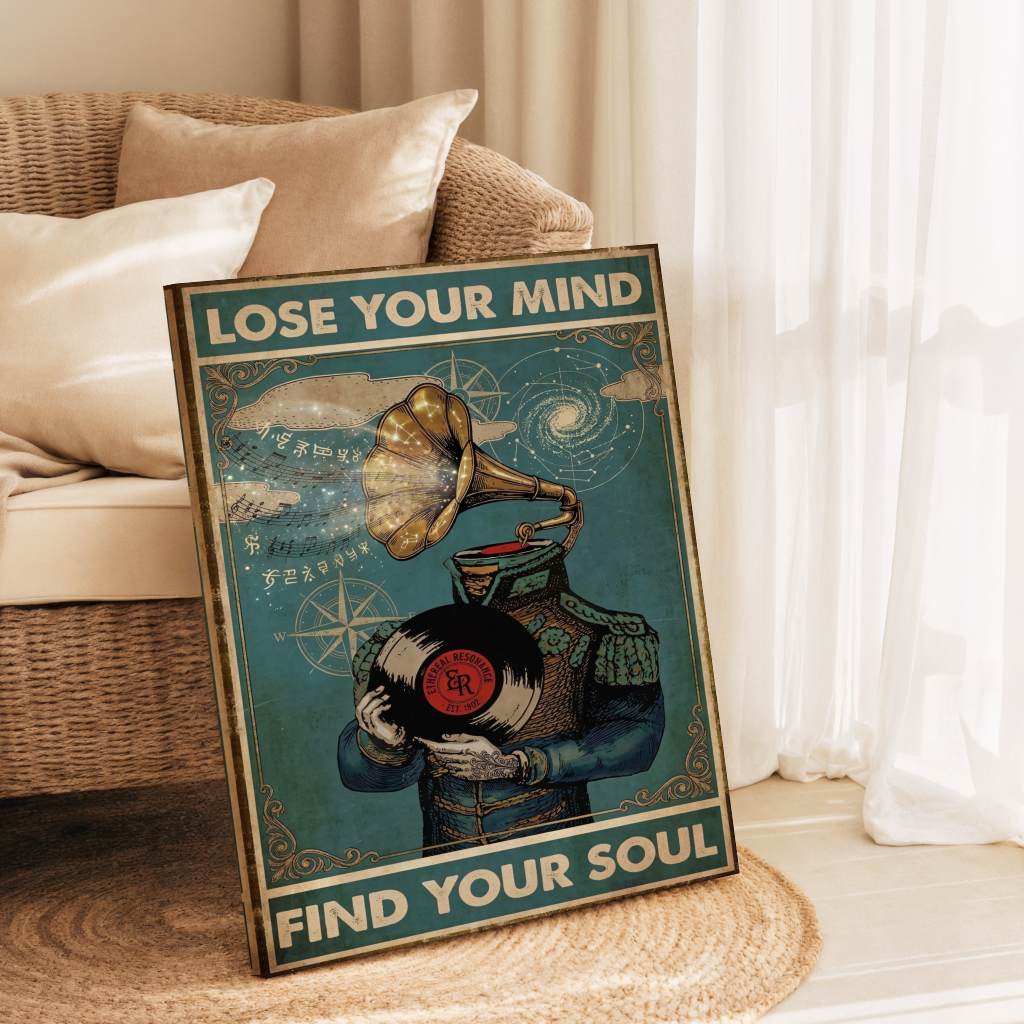 Lose your mind find your soul 17 - Leinwand