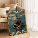 Lose your mind find your soul 17 - Leinwand