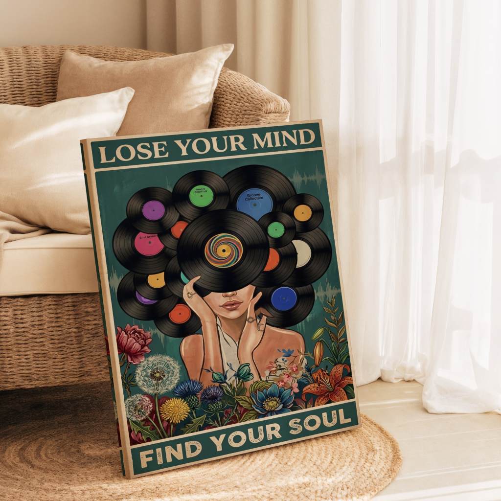 Lose your mind find your soul 18 - Leinwand