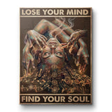 Lose your mind find your soul 10 - Leinwand
