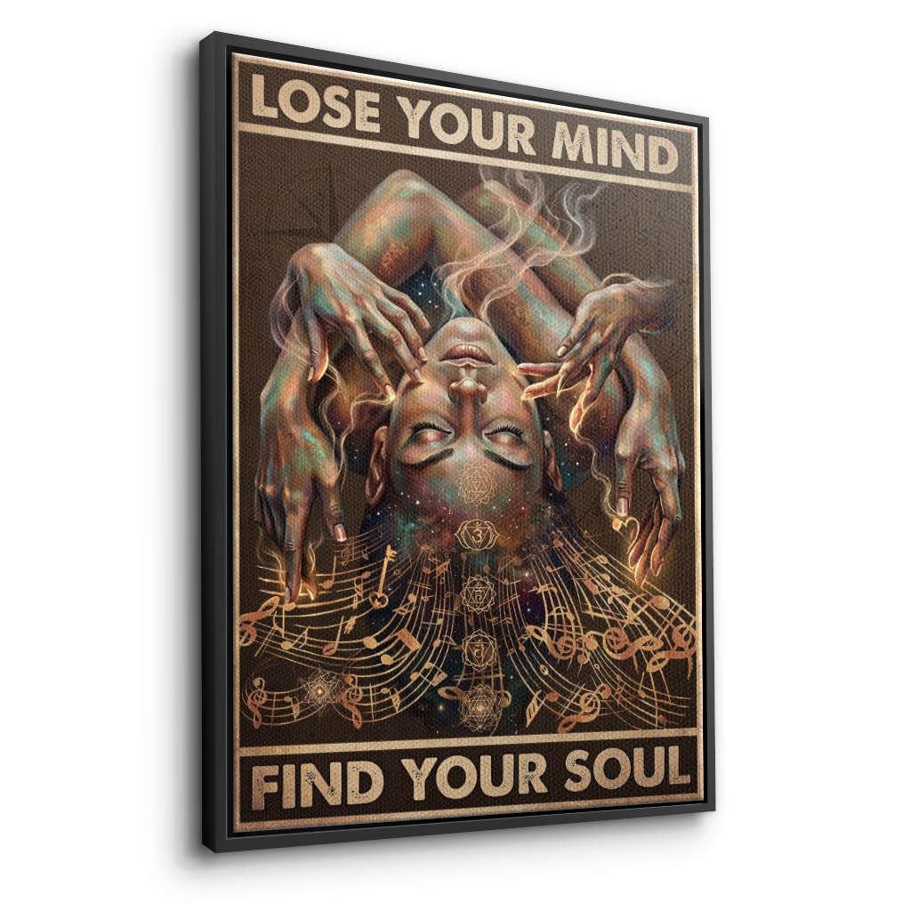 Lose your mind find your soul 10 - Leinwand